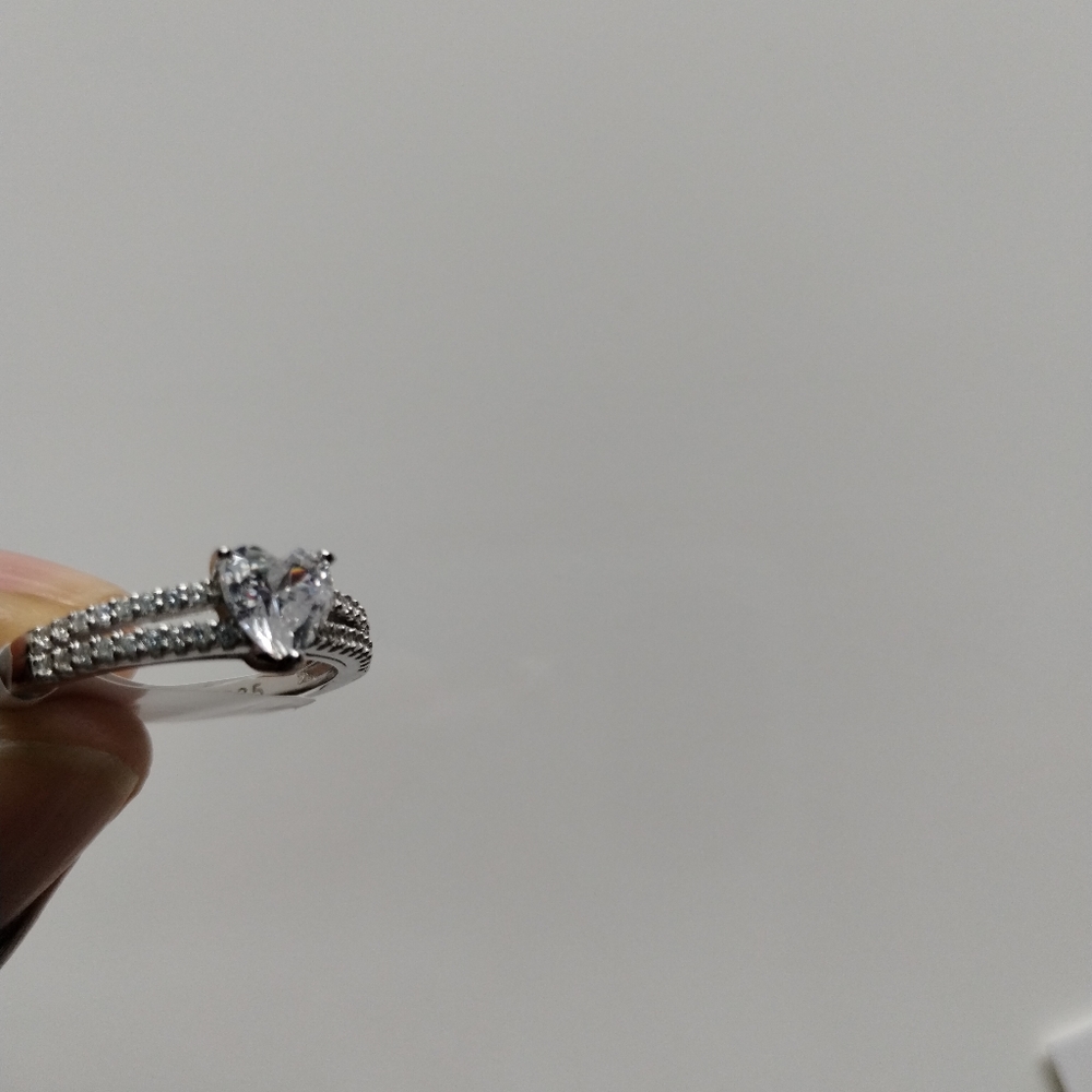 Shiny Heart Shape Ring